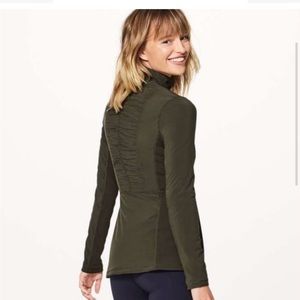 Lululemon Round Trip jacket dark olive